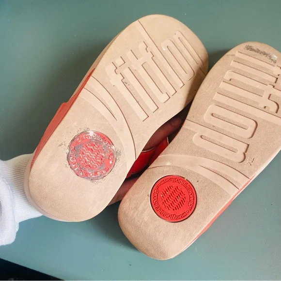 FITFLOP Lulu Pop Toe Post Sandal Emberglow - Picture 6 of 7